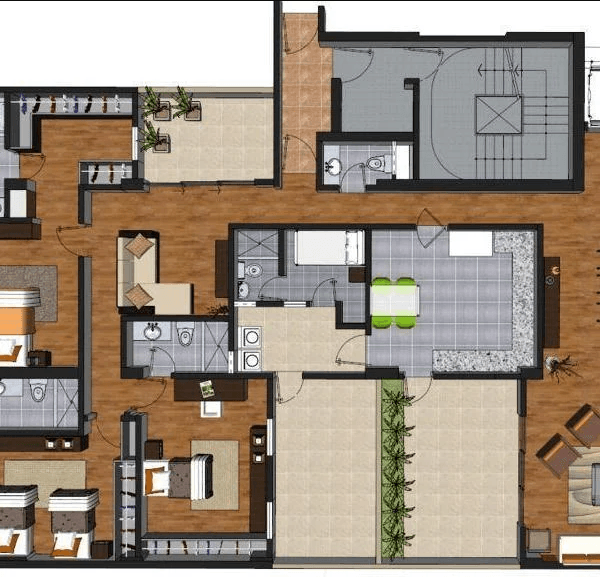 Vendo Exclusivo Departamento er piso frente a Parque — foto 1