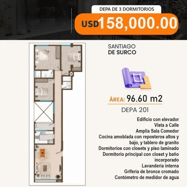 Departamento de estreno en Surco — foto 2