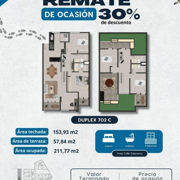 HERMOSO DUPLEX EN REMATE  MT   SURCO LIMITE CON MIRAFLORES — foto 1