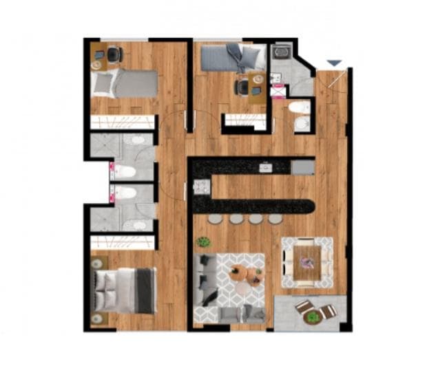 Exclusivo departamento de 3 dormitorios ubicado en Surco limite con Miraflores. NO PAGA ALCABALA — foto 9