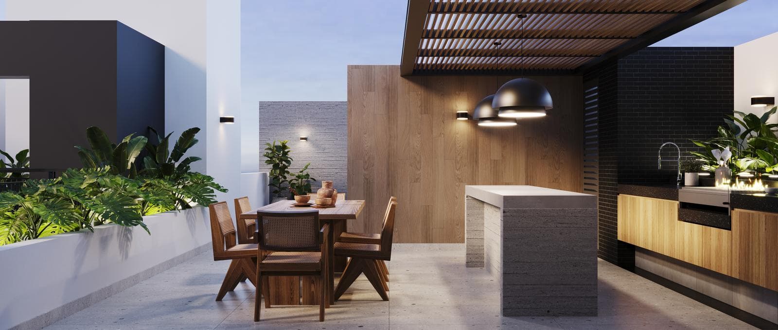 Exclusivo departamento de 3 dormitorios con terraza y jardin en Surco, Valle Hermoso — foto 3