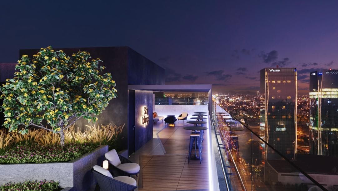 venta de moderno departamento 1 Dormitorio con vista externa / áreas comunes — foto 3