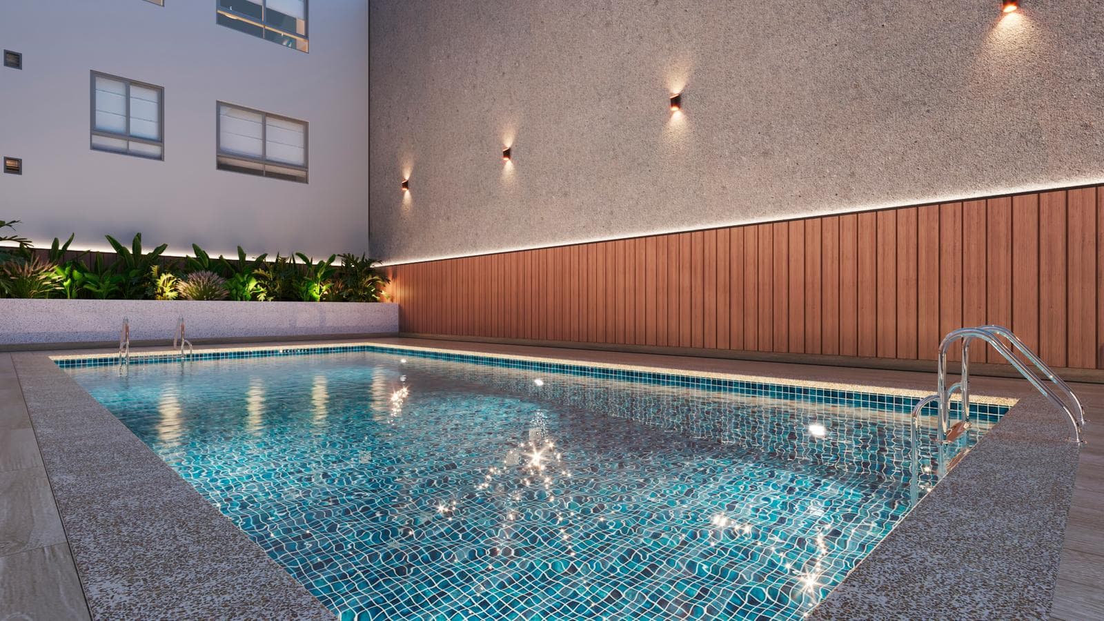 venta de moderno departamento 1 Dormitorio con vista externa / áreas comunes — foto 12