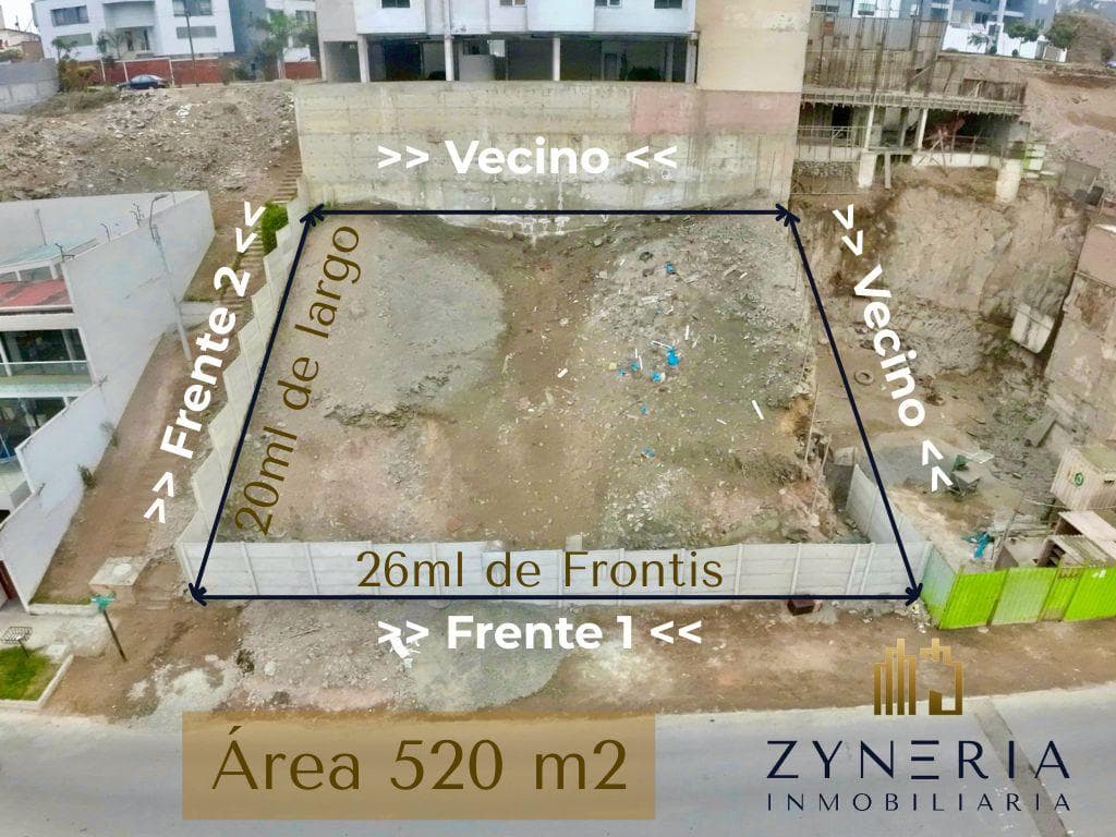 Venta de Terreno Residencial en Surco | 520m2 | Dos frentes | 3 Pisos | Casuarinas Sur | Negociable — foto 1